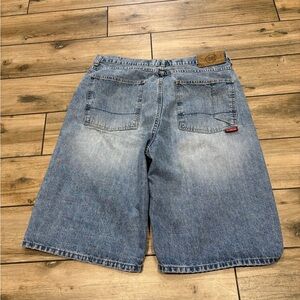 Y2K Super Baggy Nautica Lightwash Jorts Size 36W 13.5 Inch Inseam